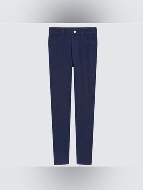 UNIQLO Ultra Stretch High Rise Denim Leggings - Navy - EUC - SP